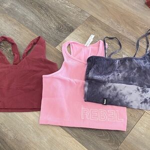 Love Tree Women's Tops - Red, Pink, and Gray